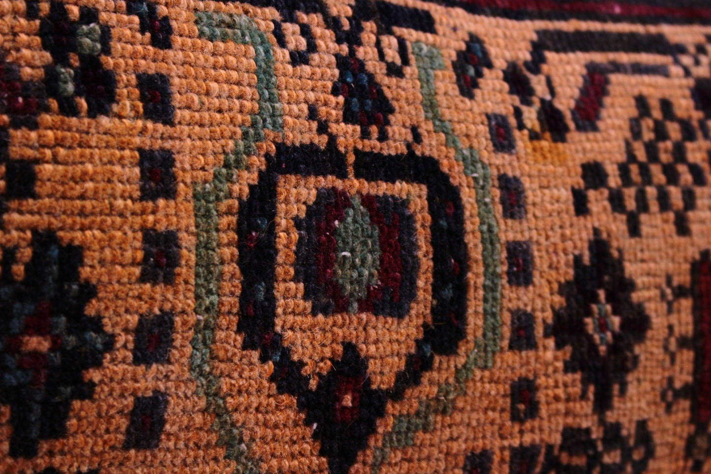 Handmade Kilim Lumbar Pillow Cover: Turkish Rug, Ethnic Decor (12x24 in)