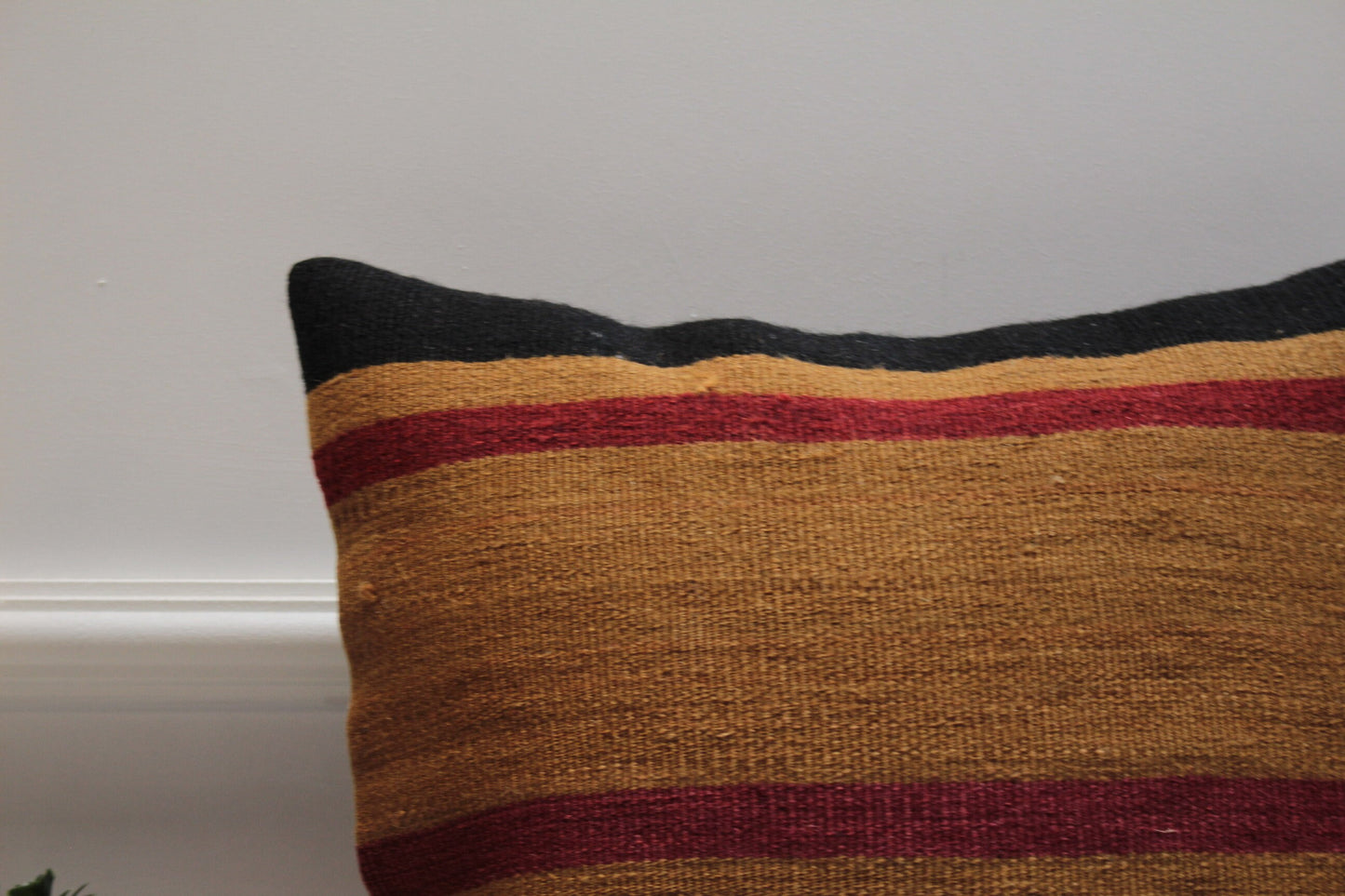 Handmade Kilim Pillow Cover: Boho Home Decor, 16x16 inch
