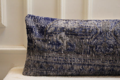 Handwoven Turkish Kilim Pillow – 30x120” Boho Floor Cushion