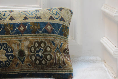 Vintage Kilim Pillow – 30x120” Turkish Rug, Bench Cushion