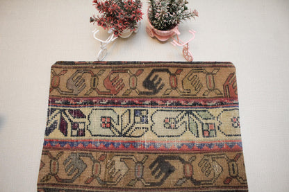 Handmade Kilim Pillow Cover: Earthy Boho Decor, 16x24 inch