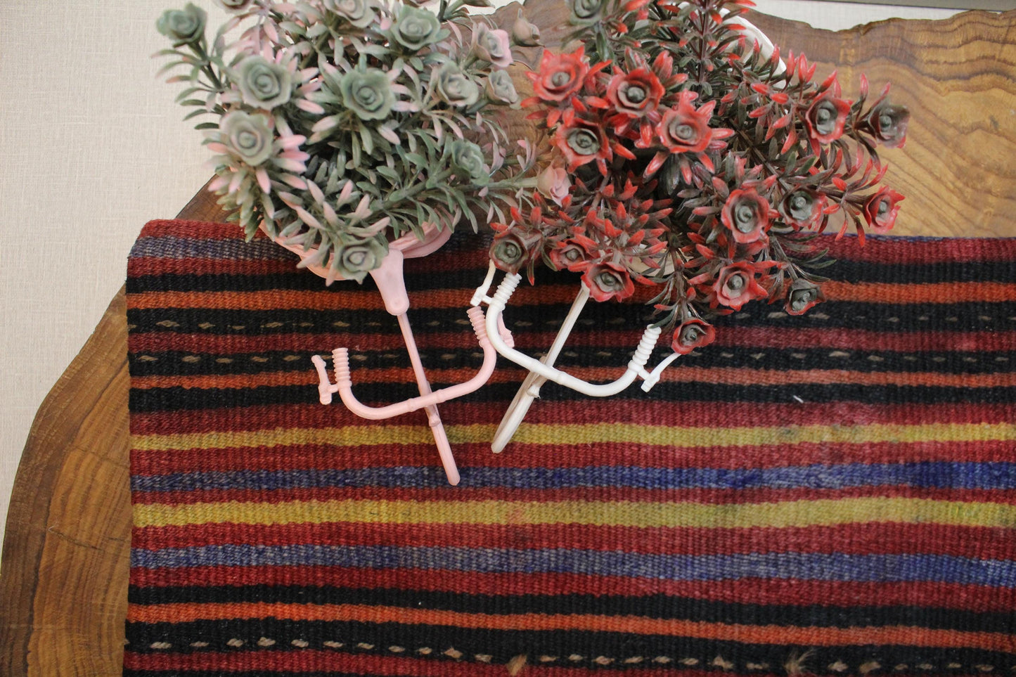 Handmade Turkish Kilim Pillow Cover: Upcycled Wool, Boho Decor