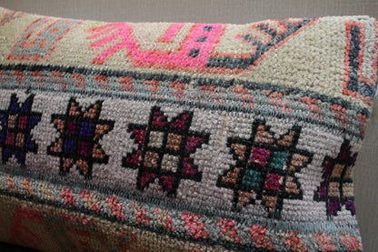 Handmade Kilim Pillow Cover: Upcycled Woven Rug, Boho Decor