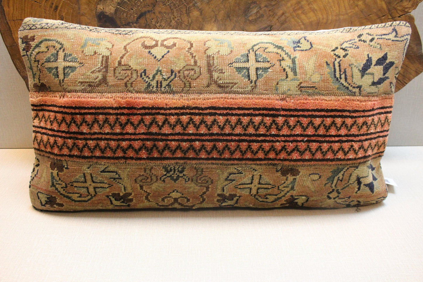 Handmade Kilim Pillow Cover: Upcycled Woven Rug, Boho Accent