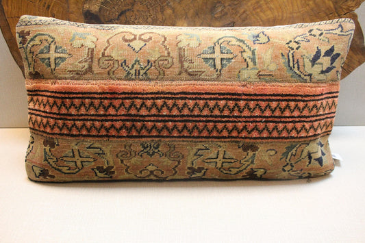 Handmade Kilim Pillow Cover: Upcycled Woven Rug, Boho Accent