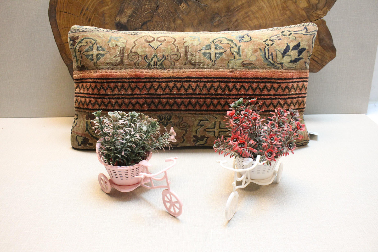 Handmade Kilim Pillow Cover: Upcycled Woven Rug, Boho Accent