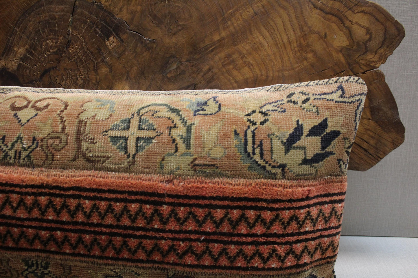 Handmade Kilim Pillow Cover: Upcycled Woven Rug, Boho Accent