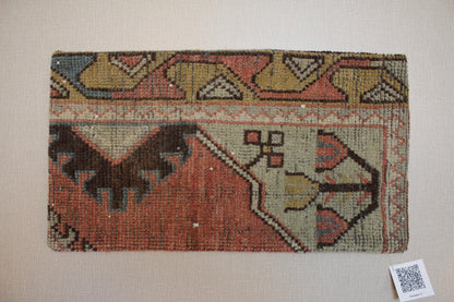 Handmade Kilim Pillow Cover 16x24: Upcycled Vintage Turkish Rug