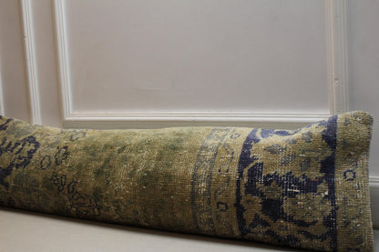 Vintage Turkish Rug Runner: Handmade Wool Anatolian Carpet
