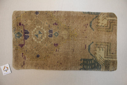 Handwoven Turkish Kilim Lumbar Pillow Cover 12x24: Boho Home Decor