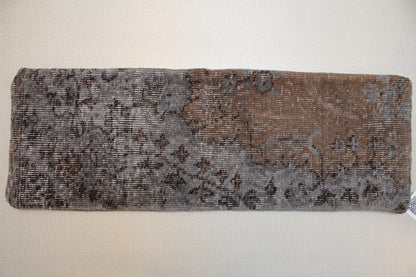 Handwoven Turkish Kilim Pillow Cover 12x36: Rustic Boho Lumbar Cushion