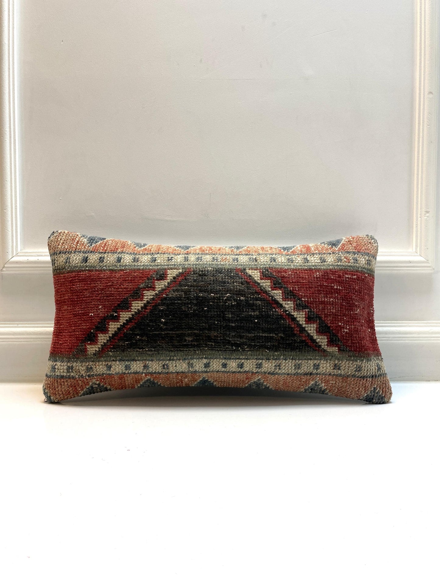Boho Kilim Pattern, Handwoven Upholstery Textile, Rustic Home Decor Accent for Sofa & Living Room