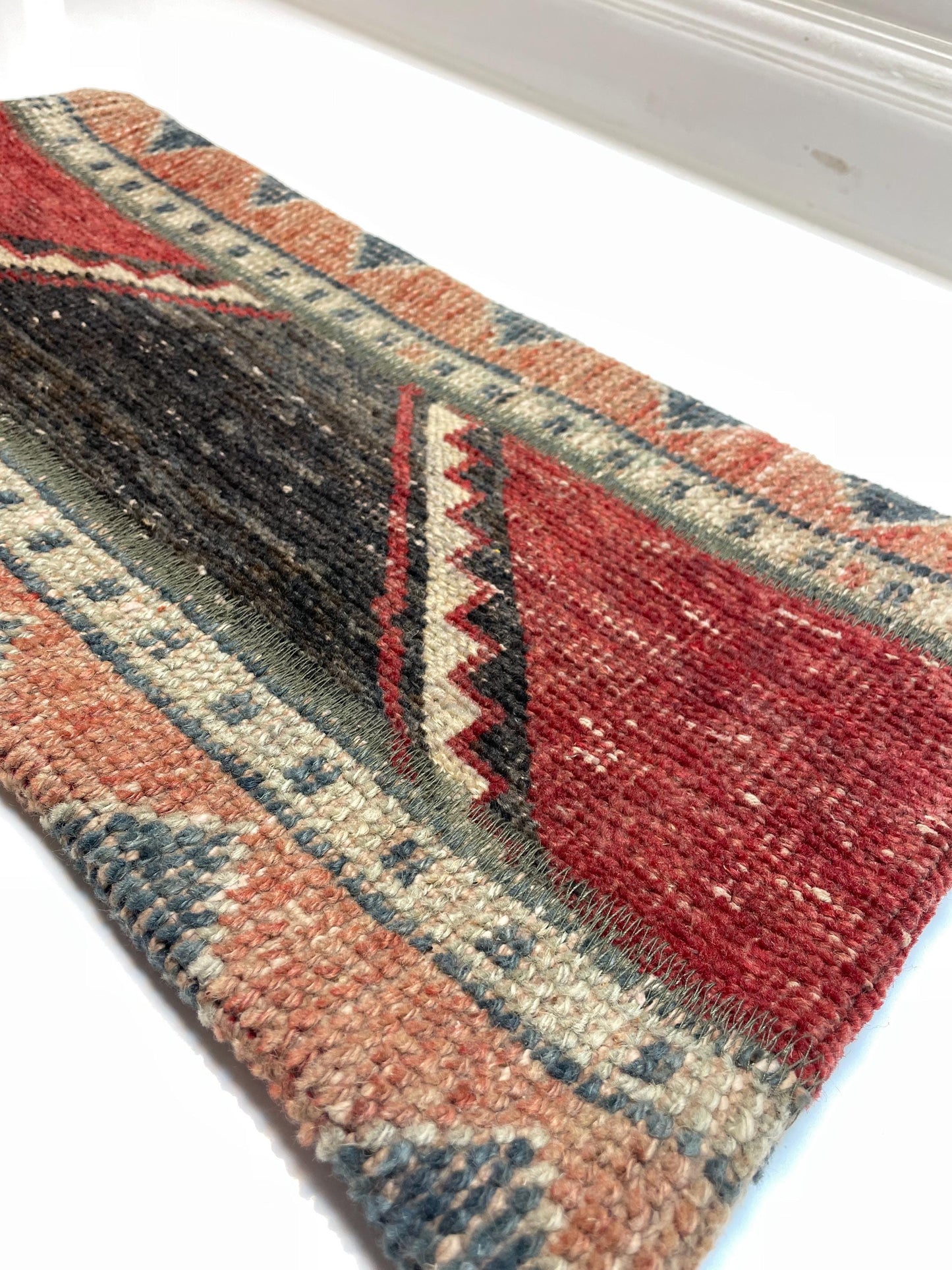 Boho Kilim Pattern, Handwoven Upholstery Textile, Rustic Home Decor Accent for Sofa & Living Room