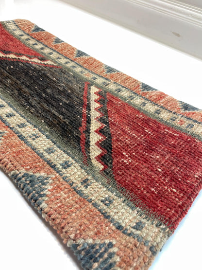 Boho Kilim Pattern, Handwoven Upholstery Textile, Rustic Home Decor Accent for Sofa & Living Room