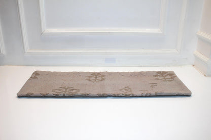 Neutral Kilim Lumbar Pillow Cover | Taupe Beige Tribal Rug, Bench Decor (12x36 in)