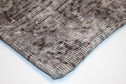 Handwoven Neutral Textile Accent Pillow, Minimal Woven Surface with Faded Pattern, One of a Kind Interior Object(16x16 in)