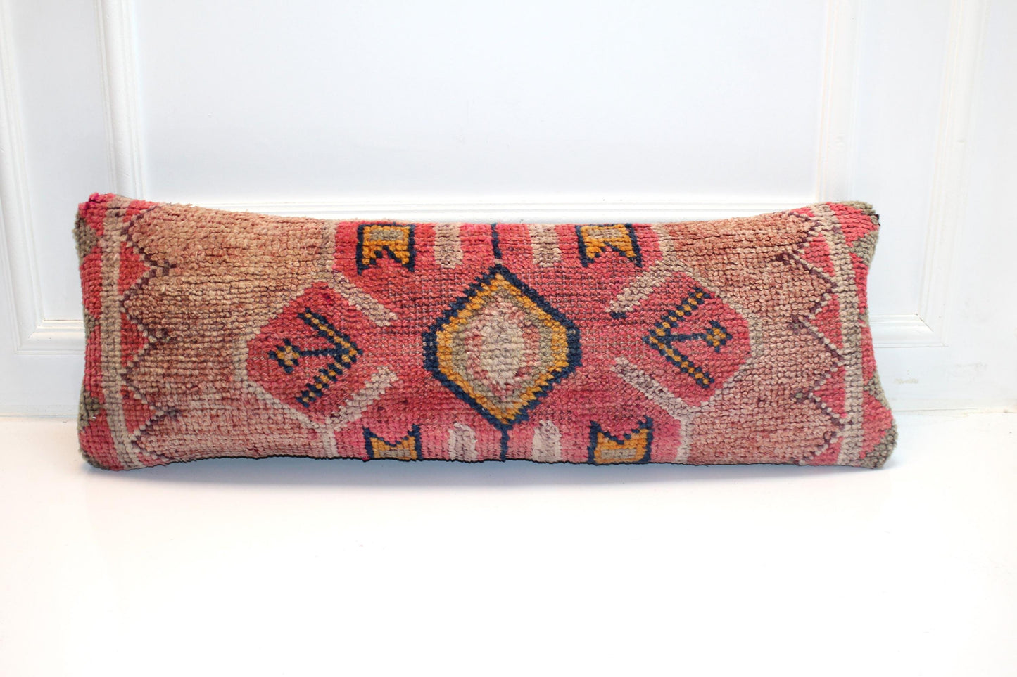 Mustard Tribal Medallion Motif, Handmade Wool Rug Textile