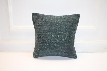 Quiet Luxury Kilim Pillow – Deep Tone Texture 16x16 inch