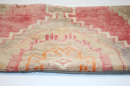 Vintage Anatolian Kilim Lumbar Pillow(12x48)