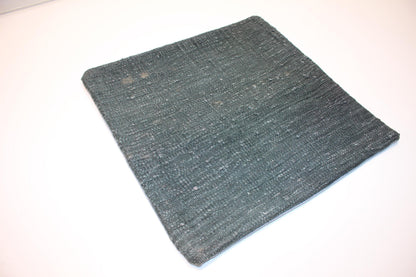 Quiet Luxury Kilim Pillow – Deep Tone Texture 16x16 inch