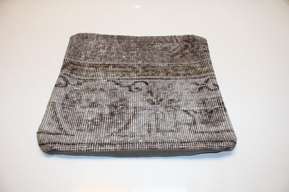 Stonewashed Kilim Pillow – Soft Neutral Motifs16x16 inch
