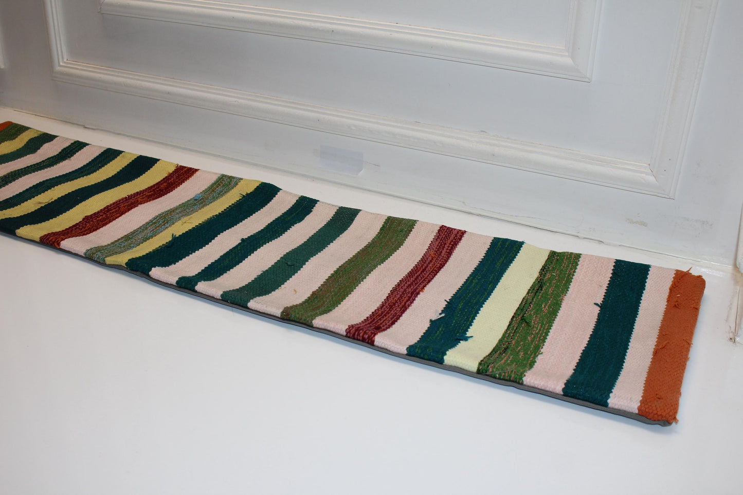 Striped Vintage Kilim Lumbar Pillow(12x48)