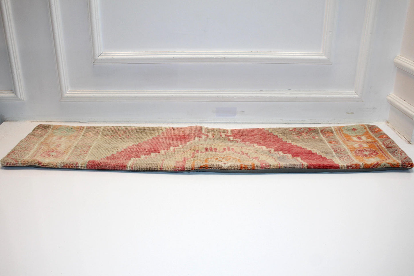 Vintage Anatolian Kilim Lumbar Pillow(12x48)