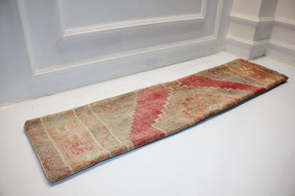 Vintage Anatolian Kilim Lumbar Pillow(12x48)