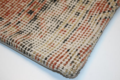 Vintage Turkish Kilim Lumbar Pillow Cover, Rustic Boho Bench Cushion 12x24