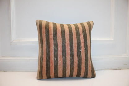Soft Neutral Wool Cushion, Minimal Woven Accent for Calm Interiors(16x16 in)
