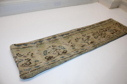 Beige Earth Tone Long Cushion, Handmade Boho Bench Pillow, Neutral Rustic Decor