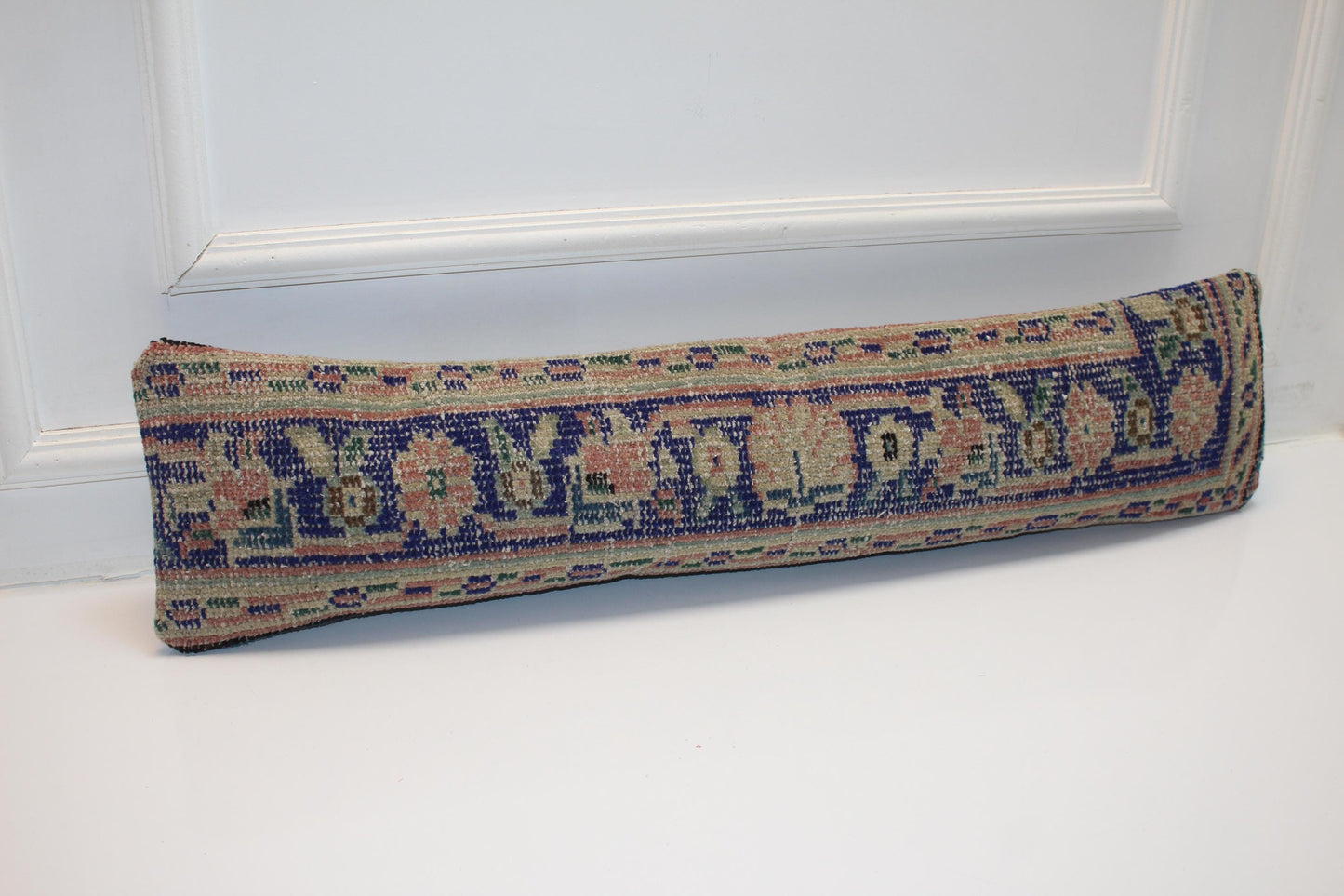 Colorful Tribal Long Cushion, Handmade Boho Bench Pillow, Eclectic Home Decor