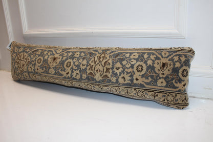 Floral Long Cushion for Sofa Bench Neutral Home Decor