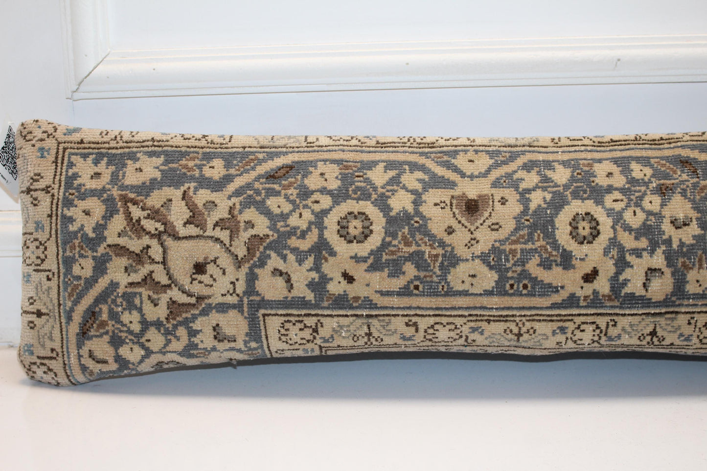 Floral Long Cushion for Sofa Bench Neutral Home Decor
