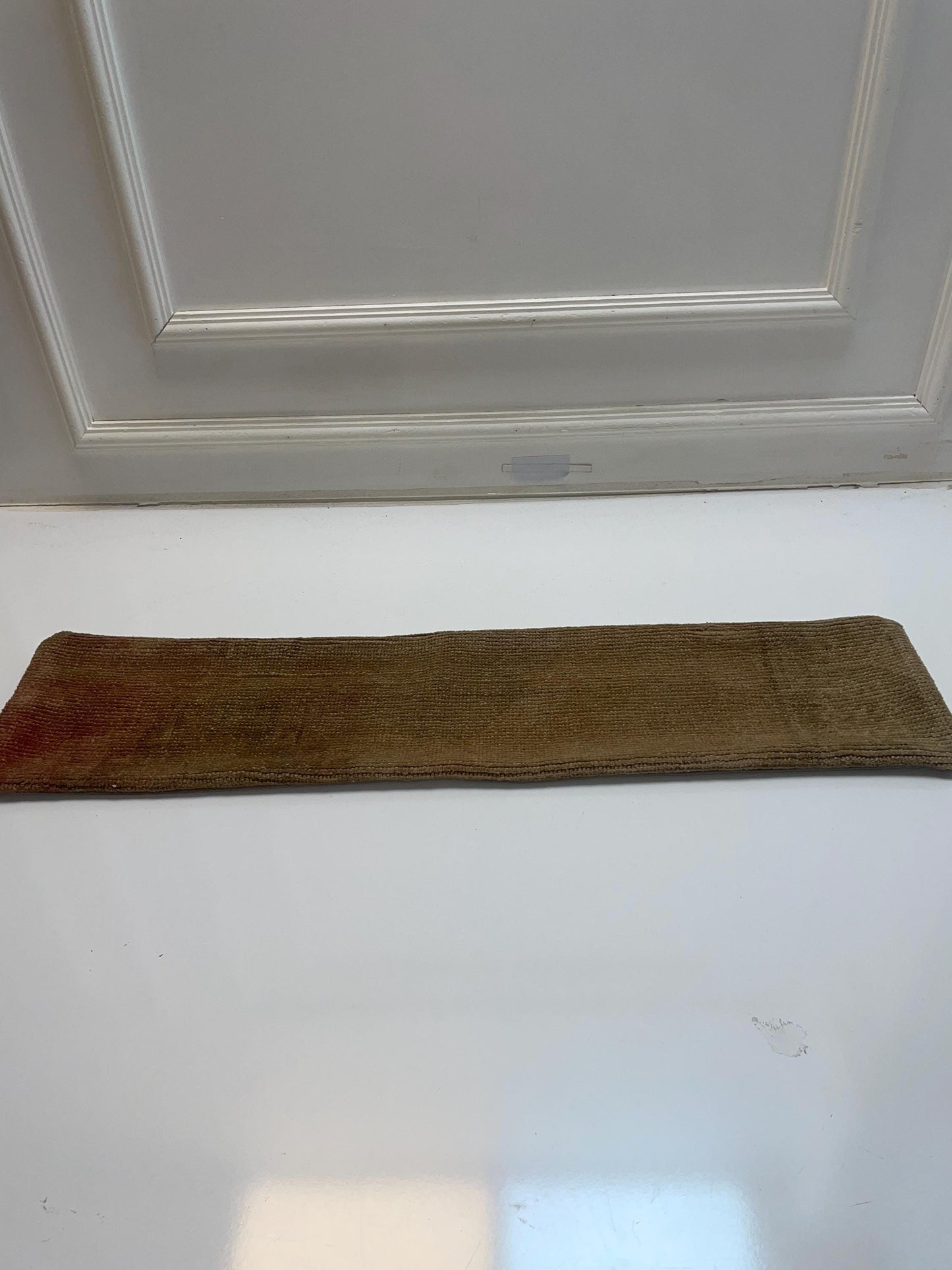 Solid Brown Kilim Pillow Cover, Minimal Rustic Long Cushion, Neutral Bench Sofa Decor