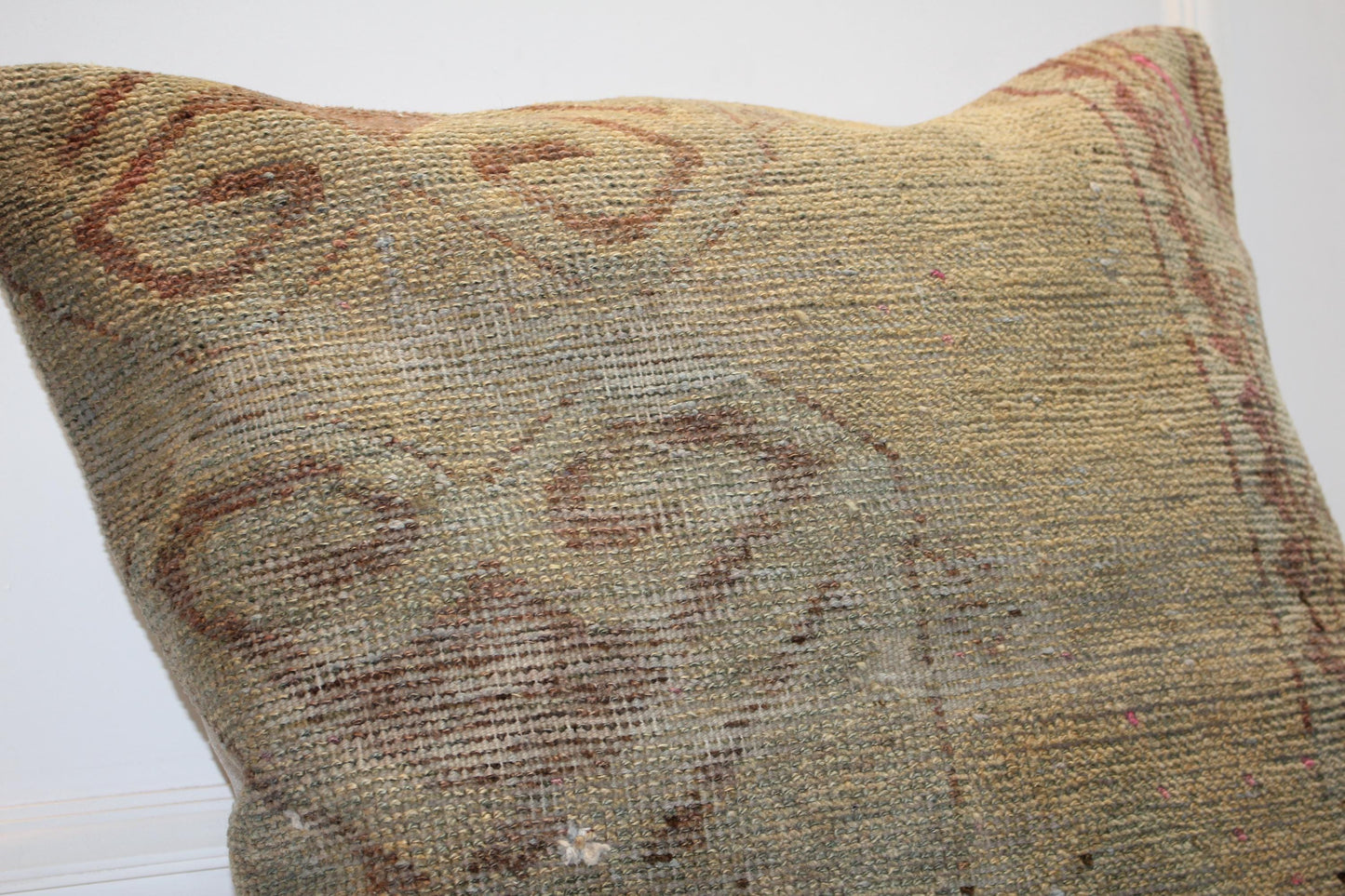 Indoor Outdoor Garden Cushion for Summer & Winter Garden | Natural Boho Decor Pillow 27x27 ınch