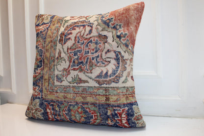 Classic Pattern Boho Cushion | Decorative Pillow for Summer & Winter Garden 27x27 ınch