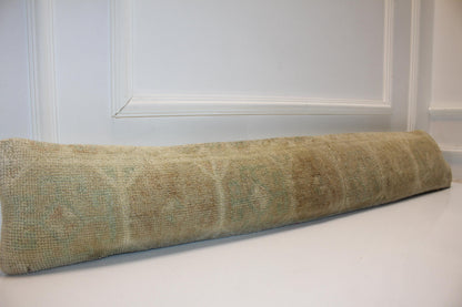 Soft Neutral Kilim Cushion, Faded Pastel Tones, Minimal Boho Decor