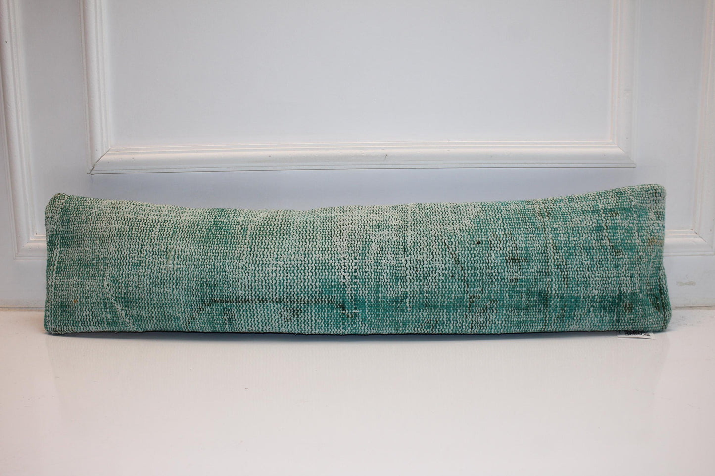 Soft Green Cushion, Minimal Textured Bench Pillow, Calm Modern Decor