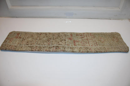 Neutral Boho Cushion Cover, Long Bench Pillow, One of a Kind Decor