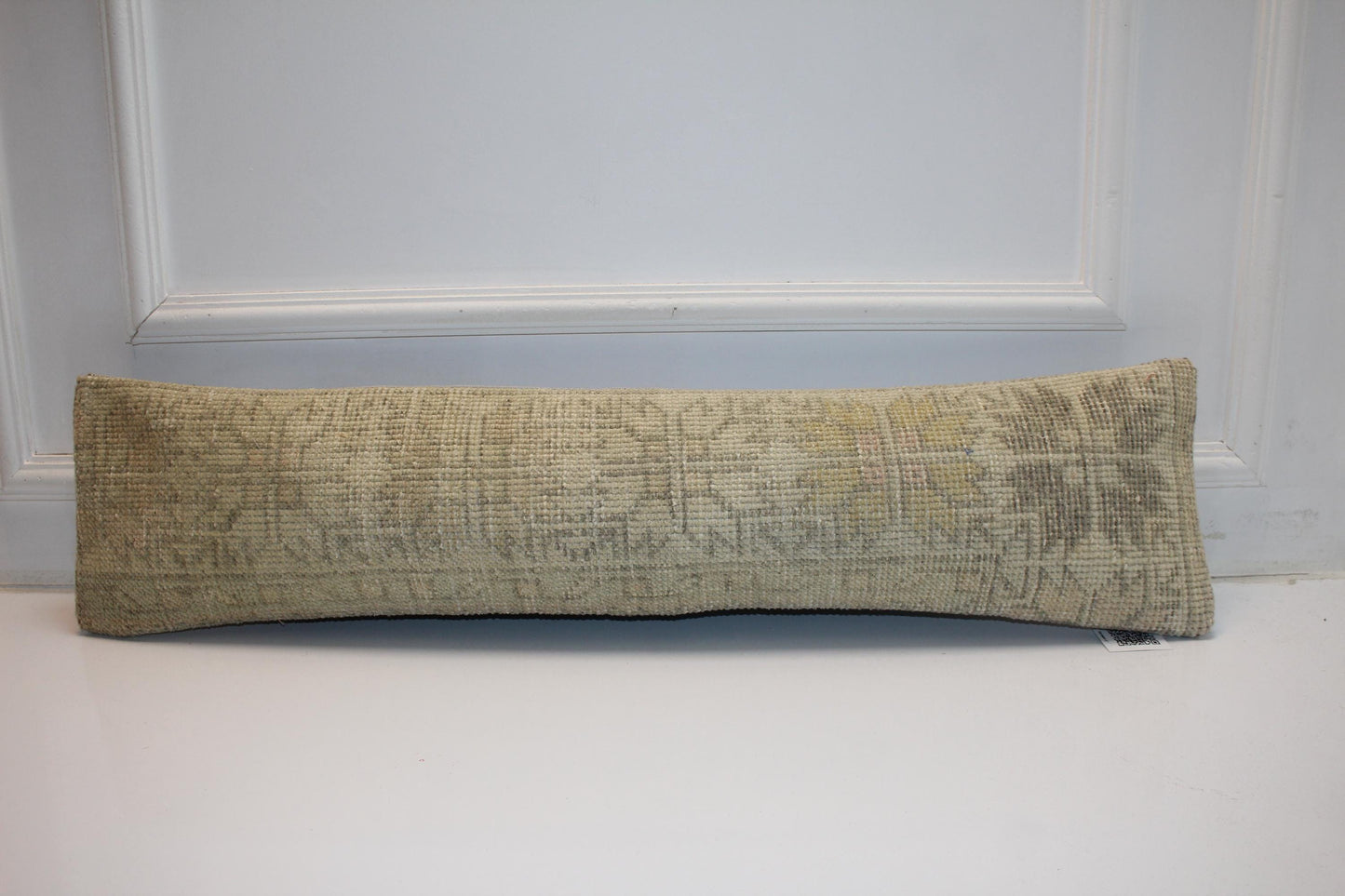 Solid Neutral Beige Rug Cushion, Minimal Long Bench Sofa Pillow