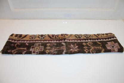 Handmade Anatolian Kilim Cushion, Earth Tone Boho Sofa Bench Pillow