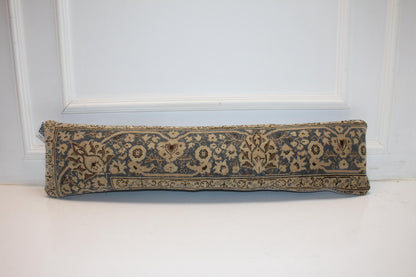 Floral Long Cushion for Sofa Bench Neutral Home Decor