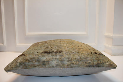 Indoor Outdoor Garden Cushion for Summer & Winter Garden | Natural Boho Decor Pillow 27x27 ınch