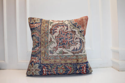 Classic Pattern Boho Cushion | Decorative Pillow for Summer & Winter Garden 27x27 ınch