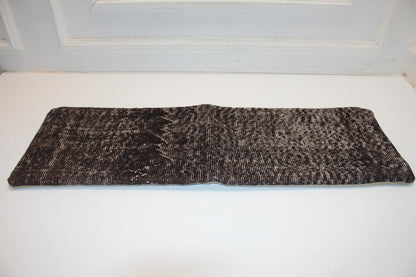 Handmade Kilim Pillow Cover – Upcycled Authentic Wool Rug Lumbar Cushion (12x36)