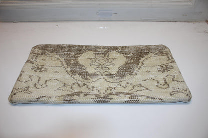 Upcycled Kilim Pillow Cover – Authentic Turkish Rug Lumbar Cushion (12x24)