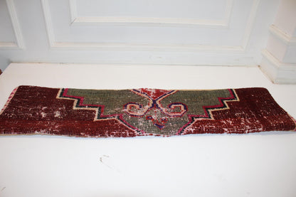 Nomadic Crest Statement Bench Pillow 12x48, Bold Anatolian Motif Textile