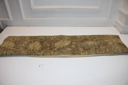 Desert Patina Long Bench Pillow 12x48, Sun-Faded Anatolian Textile