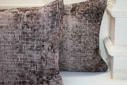 Gallery Layered Bench Pillow Set 12x48, Textured Black & Stone Textile